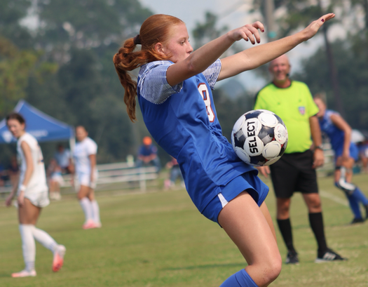 soccer play with ball